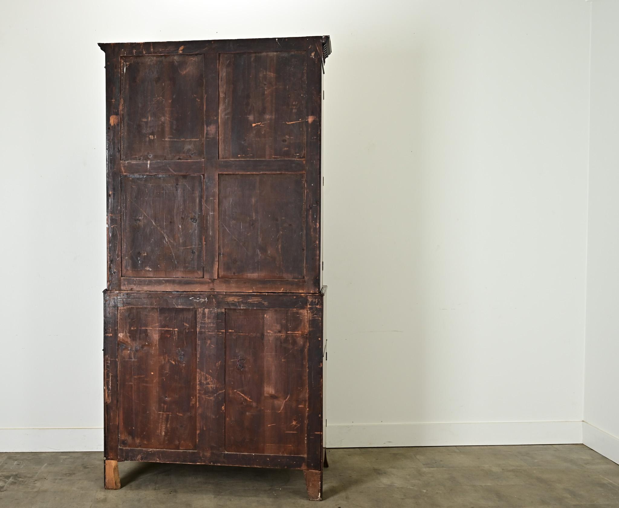 English 19th Century Mahogany Secretary 9