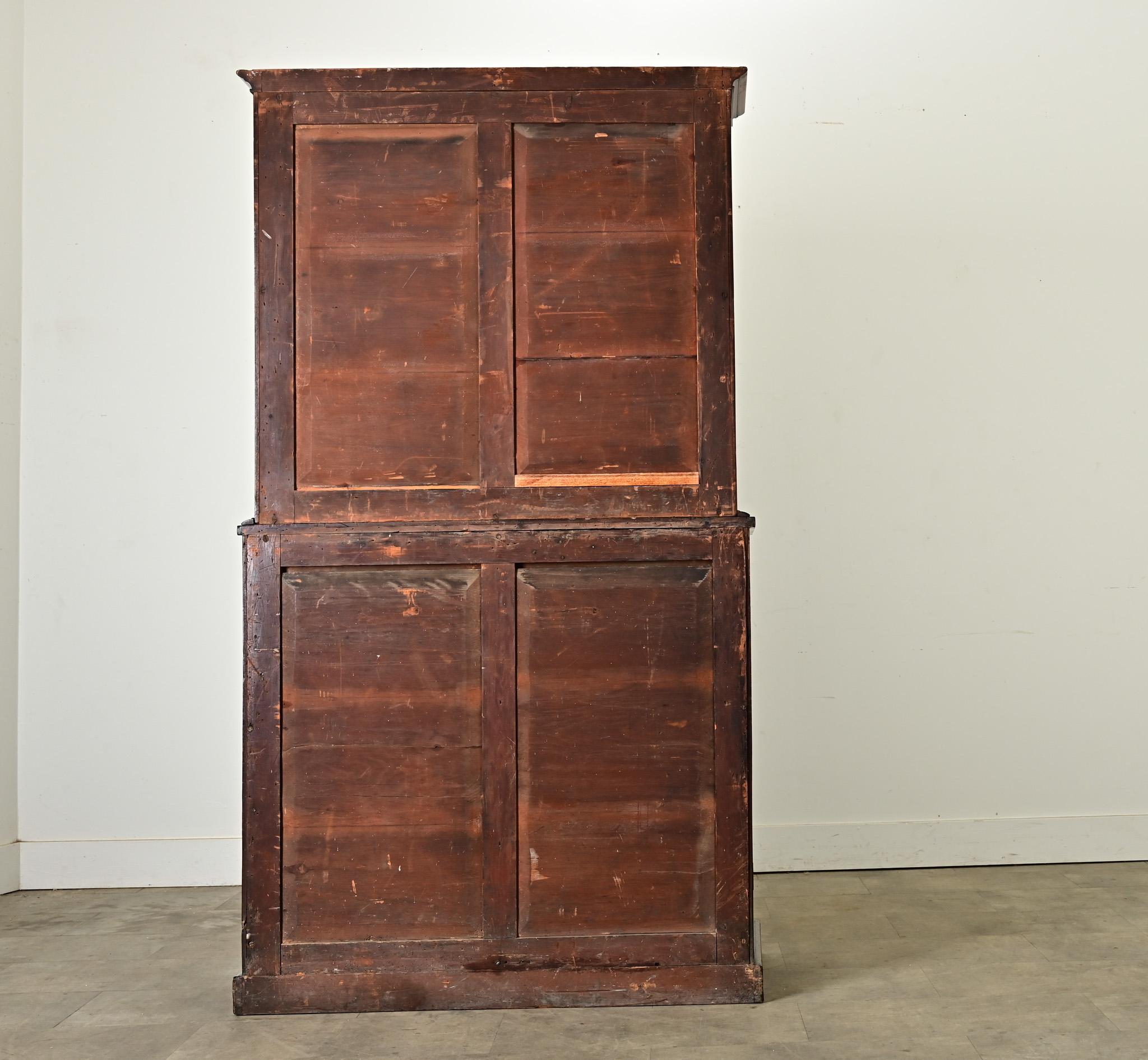 English 19th Century Mahogany Secretary 12