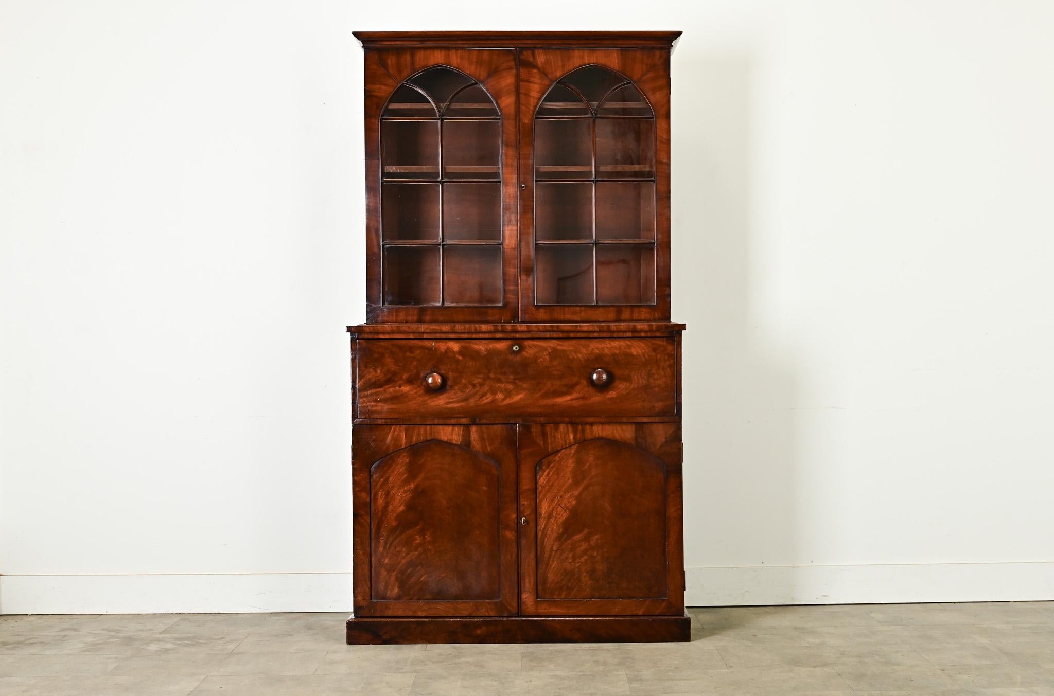 Other English 19th Century Mahogany Secretary