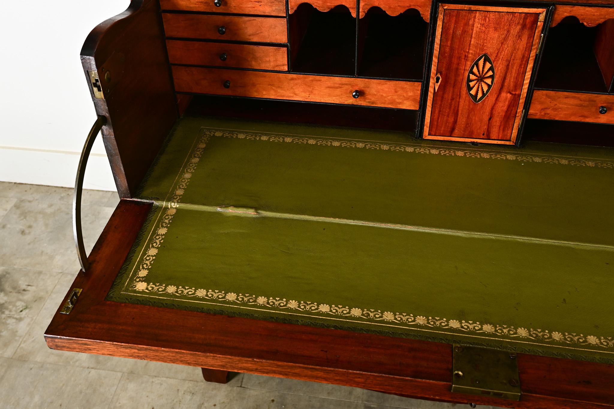 English 19th Century Mahogany Secretary In Good Condition In Baton Rouge, LA