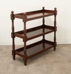 English 19th Century Mahogany Trolley
