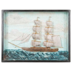 English 19th Century Nautical Diorama