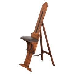English 19th Century Oak Artist’s Chair