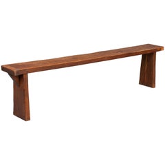 English 19th Century Oak Bench