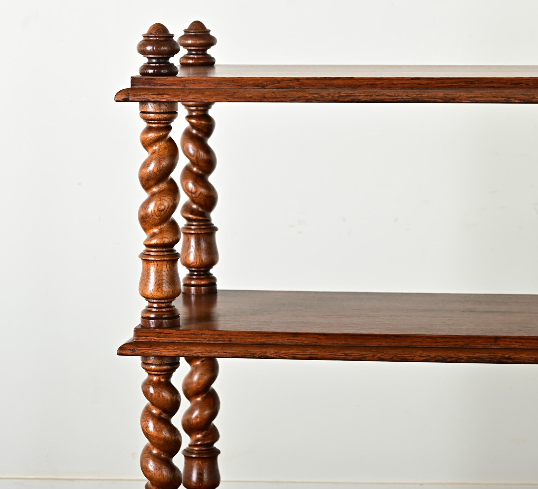English 19th Century Oak Butler’s Trolley 4