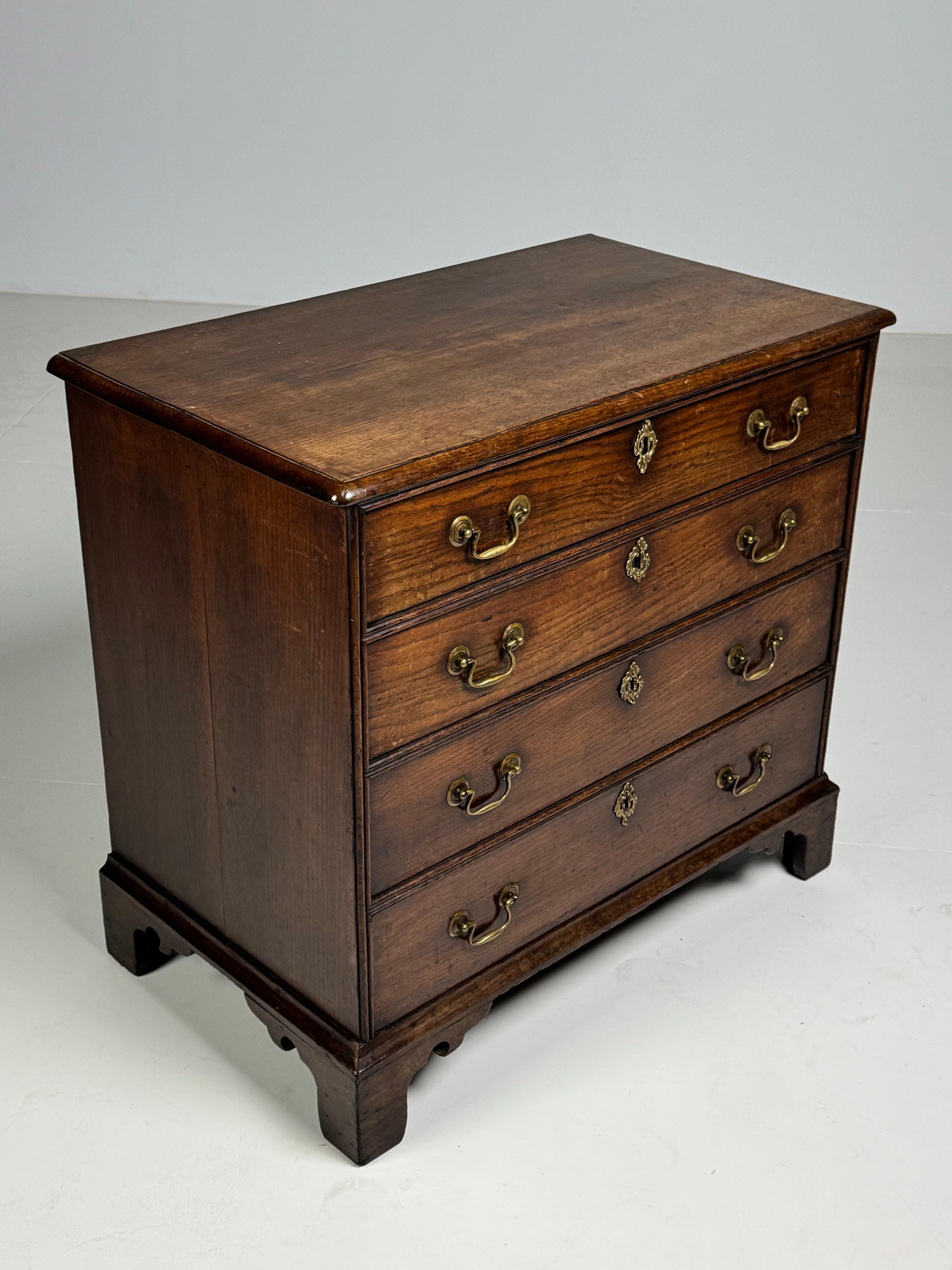 English 19th Century Oak Commode For Sale 3
