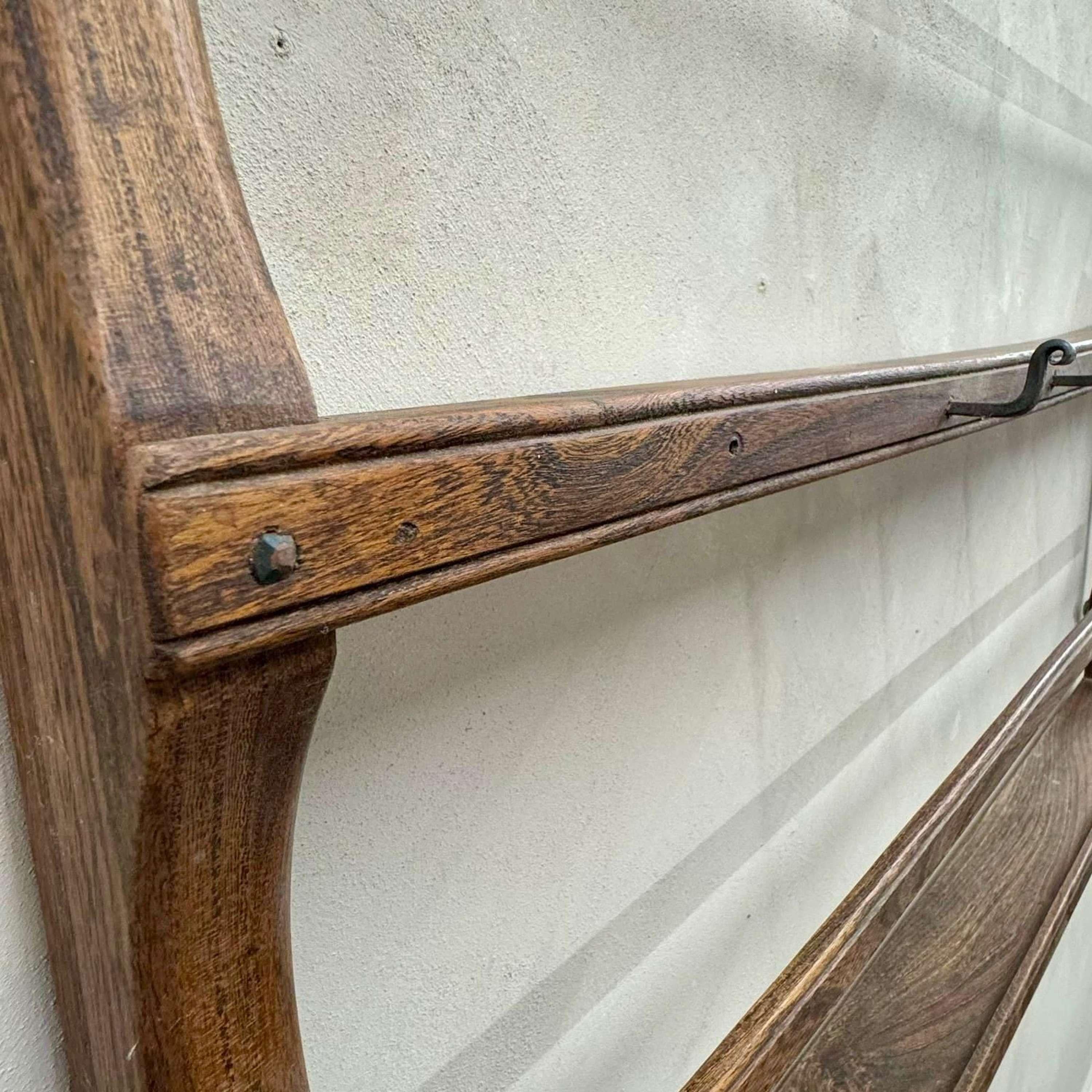 English 19th Century Oak Country House Plate Shelf For Sale 5