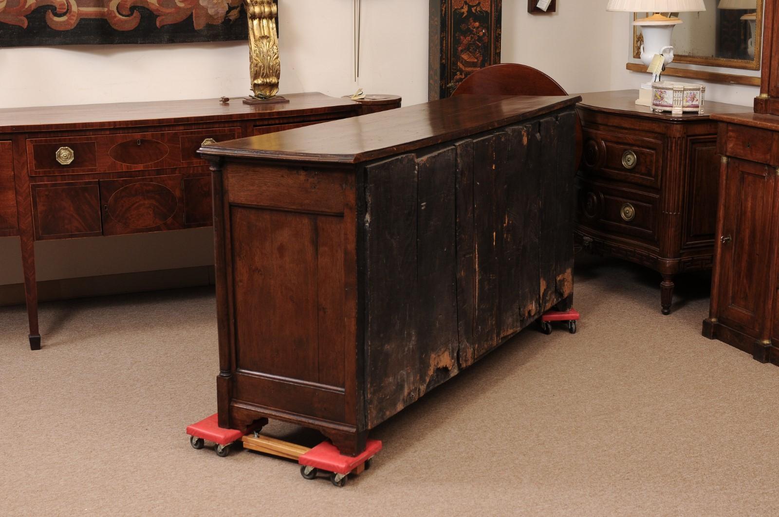 English 19th Century Oak Dresser Base with 2 Cabinet Doors 6