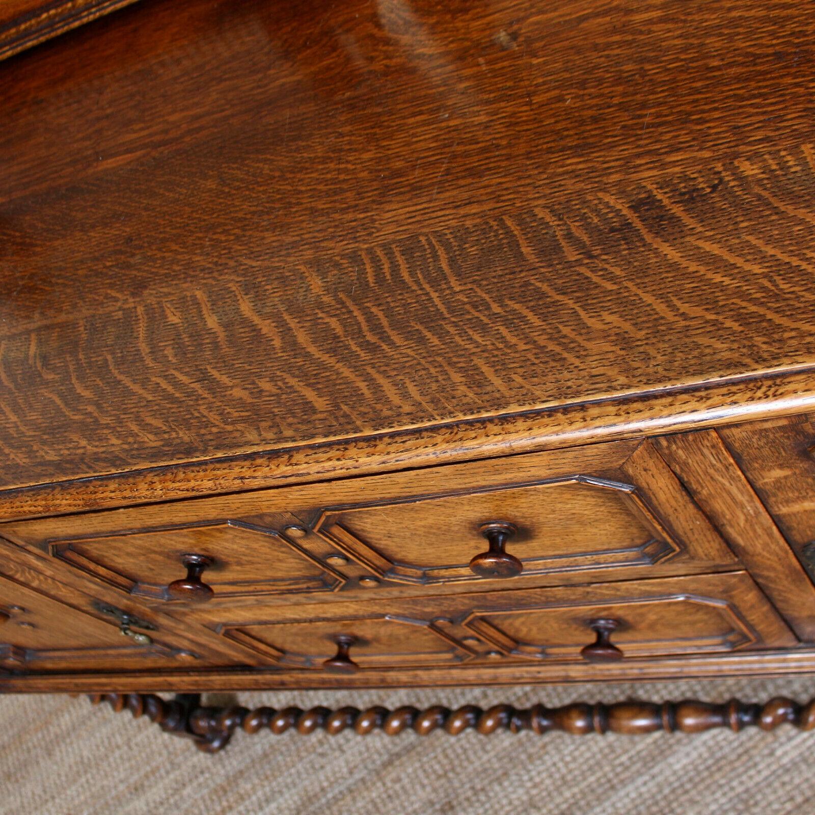 English 19th Century Oak Sideboard Fine Quality Credenza Arts & Crafts Country 5