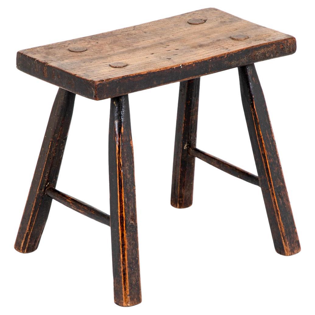 English 19th Century Oak Stool