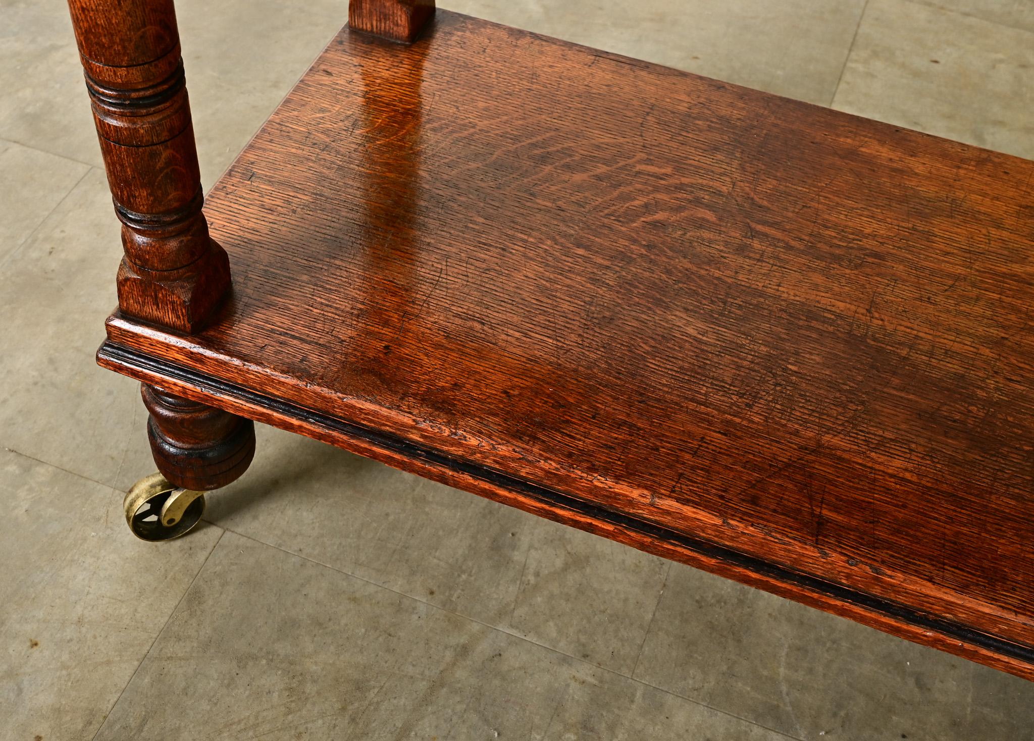 Chariot anglais en Oak du 19ème siècle en vente 2