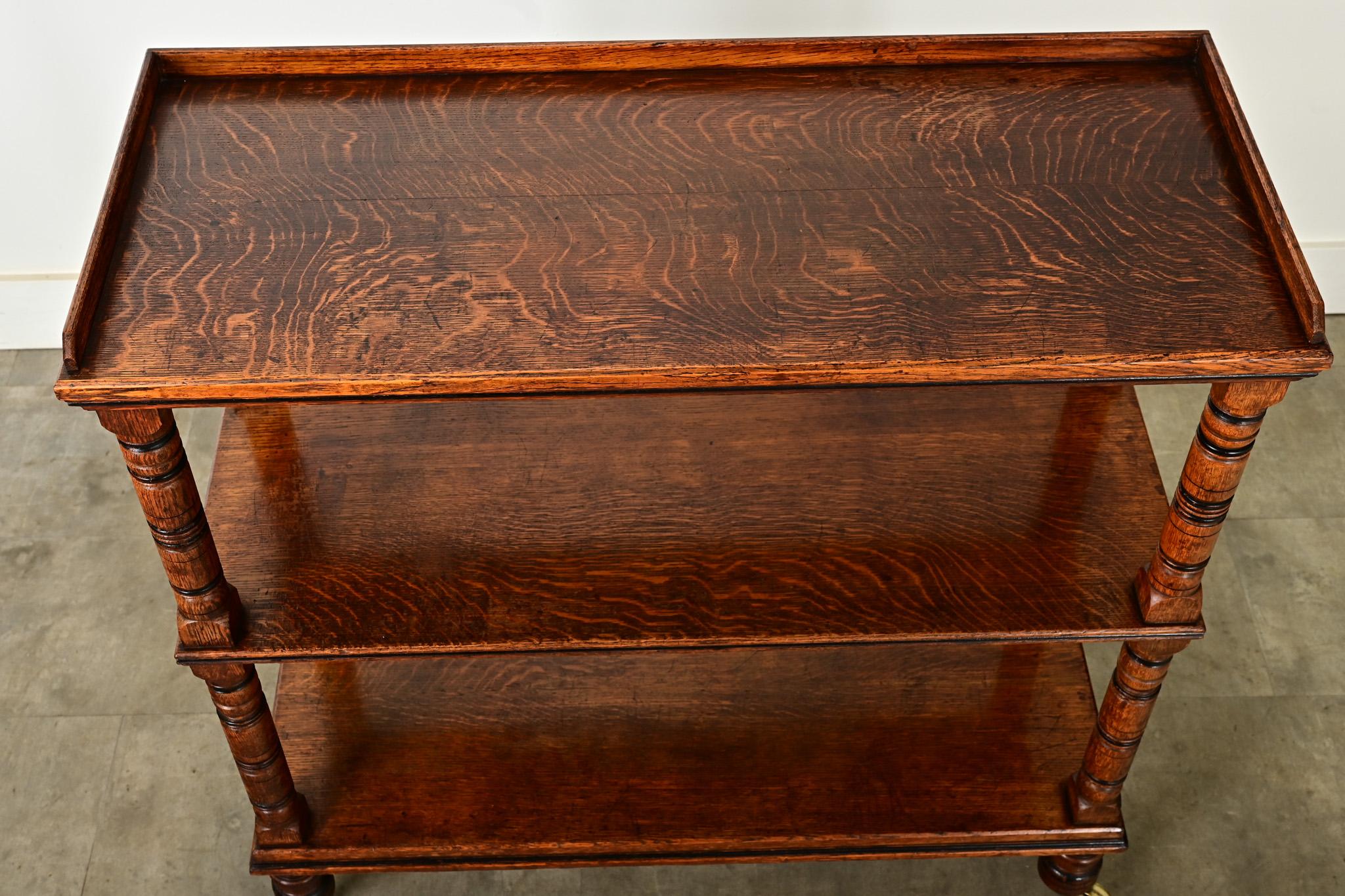 XIXe siècle Chariot anglais en Oak du 19ème siècle en vente