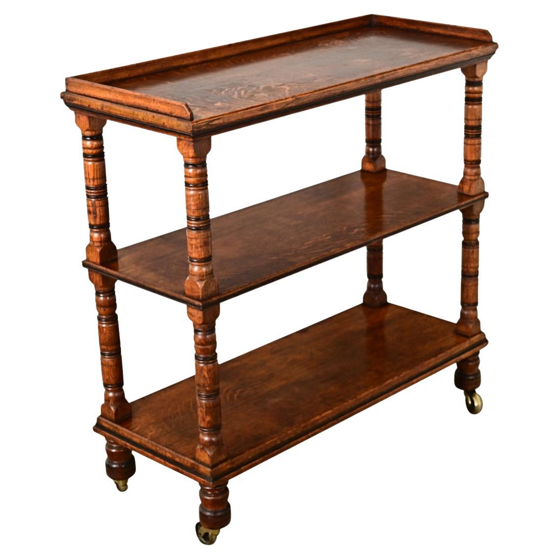 English 19th Century Oak Trolley