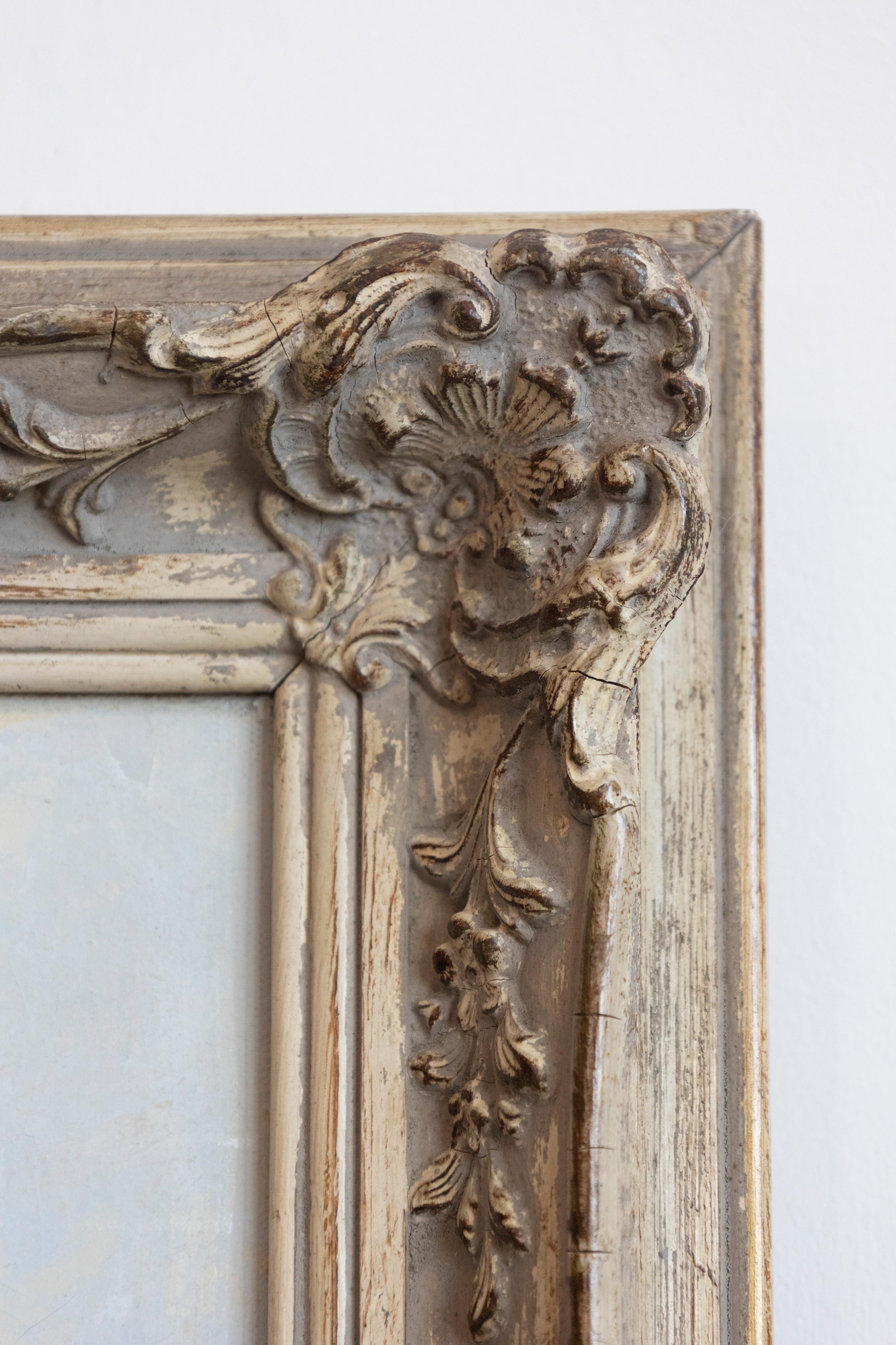 English 19th Century Oil Painting Depicting a Venetian Scene in Carved Frame For Sale 1