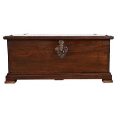 English 19th Century or Earlier Mahogany Blanket Chest