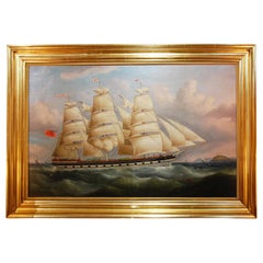 English 19th Century Original Portrait of the "Teviodale" Signed R. B. Spencer