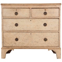 English 19th Century Painted Chest of Drawers