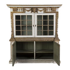 Credenza dipinta inglese del XIX secolo