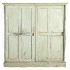 English 19th Century Painted Cupboard