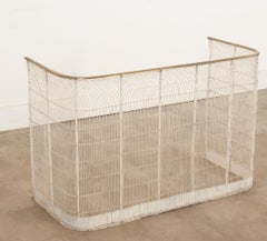 Parafuoco inglese dipinto del XIX secolo