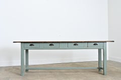 English 19th Century Painted Pine Four-drawer Server