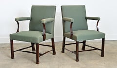 English 19th Century Pair of Georgian Armchairs
