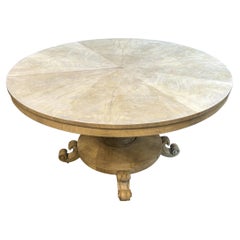 English 19th Century Pickled Mahogany Centre Table