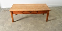 English 19th Century Pine & Beech Low Table