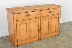 English 19th Century Pine Buffet-Dresser