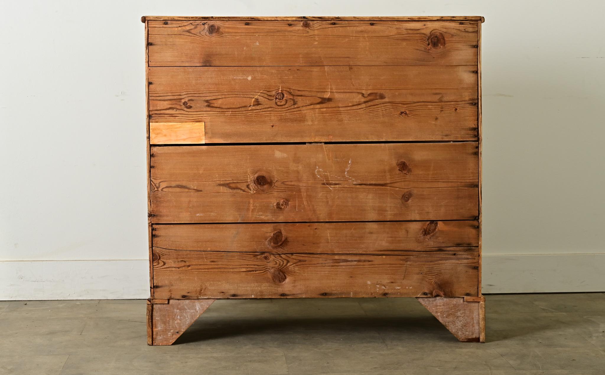 English 19th Century Pine Chest of Drawers 5