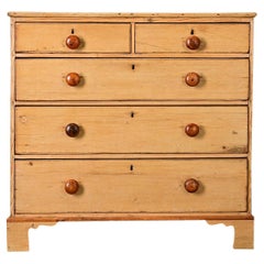 English 19th Century Pine Chest of Drawers