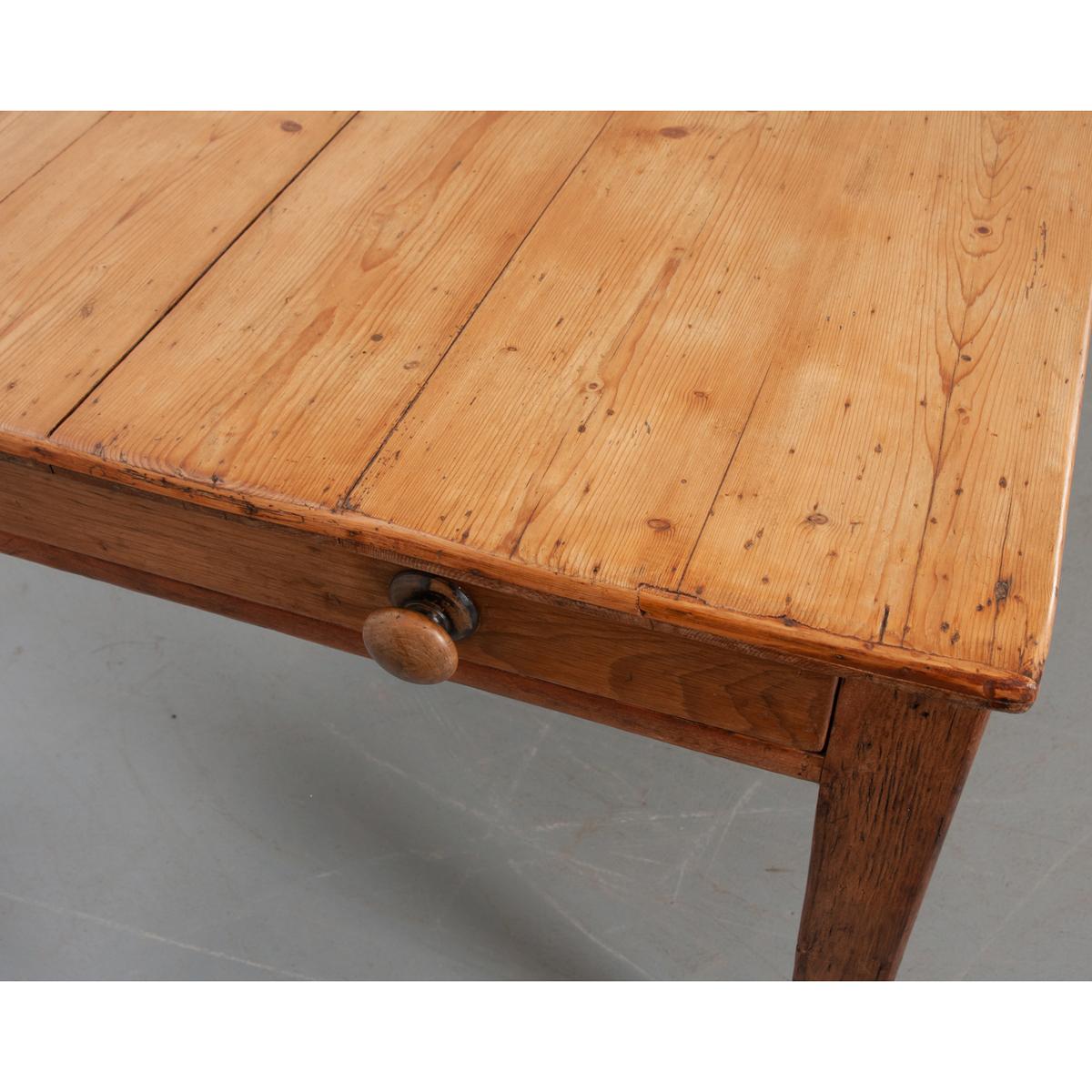 english pine dining table