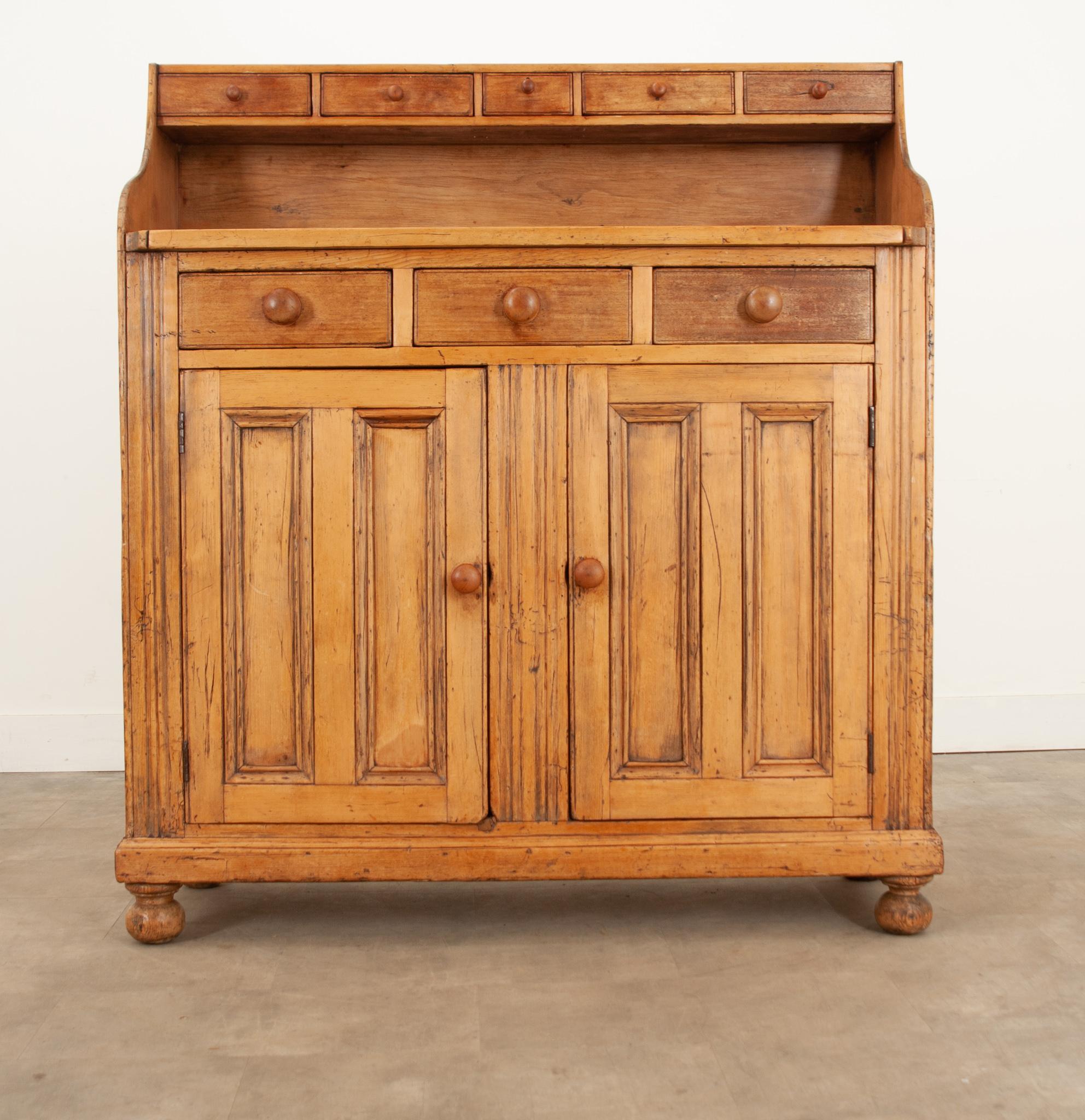 antique english pine dresser
