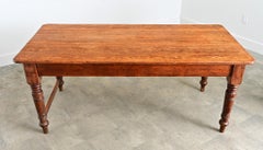 English 19th Century Pine Farmhouse Table
