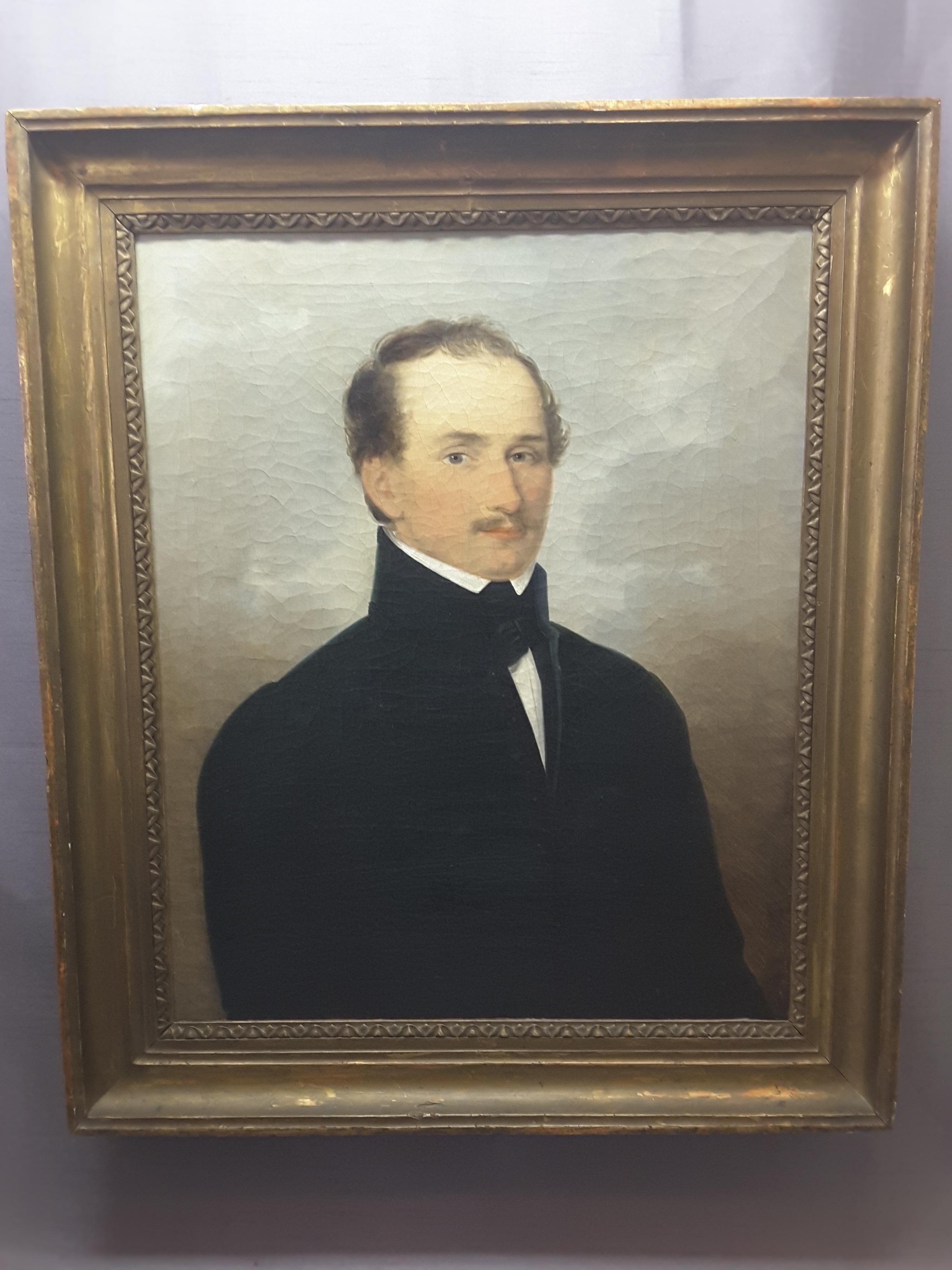 Portrait d'un gentleman anglais du 19e siècle en vente 3