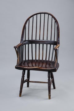 English 19th Century Hoop Back Windsor Chair