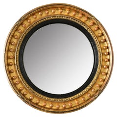 English 19th Century Regency Convex Mirror