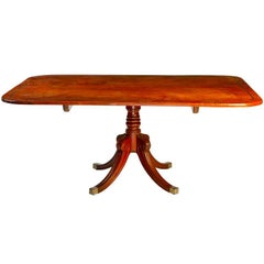 Antique English 19th Century Regency Mahogany Breakfast Table