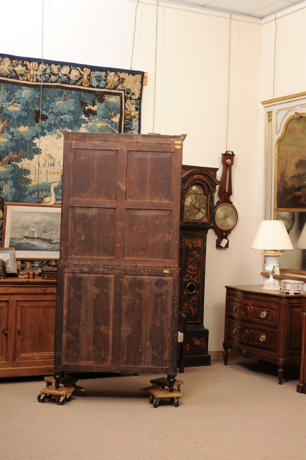 Segretaria Regency inglese del XIX secolo in mogano figurato in vendita 3