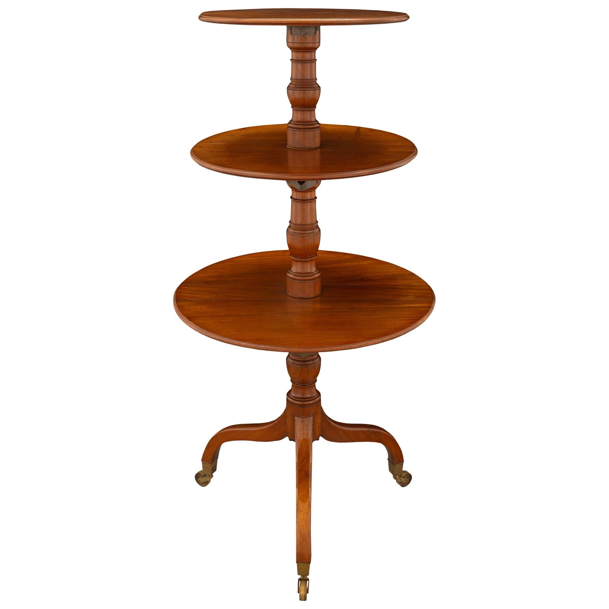 English 19th Century Regency St. Mahogany Serving Table For Sale 6