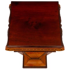 English 19th Century Regency Style Satinwood Pedestal Column
