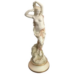 English 19th Century Royal Worcester Figurine of a Grecian Maiden