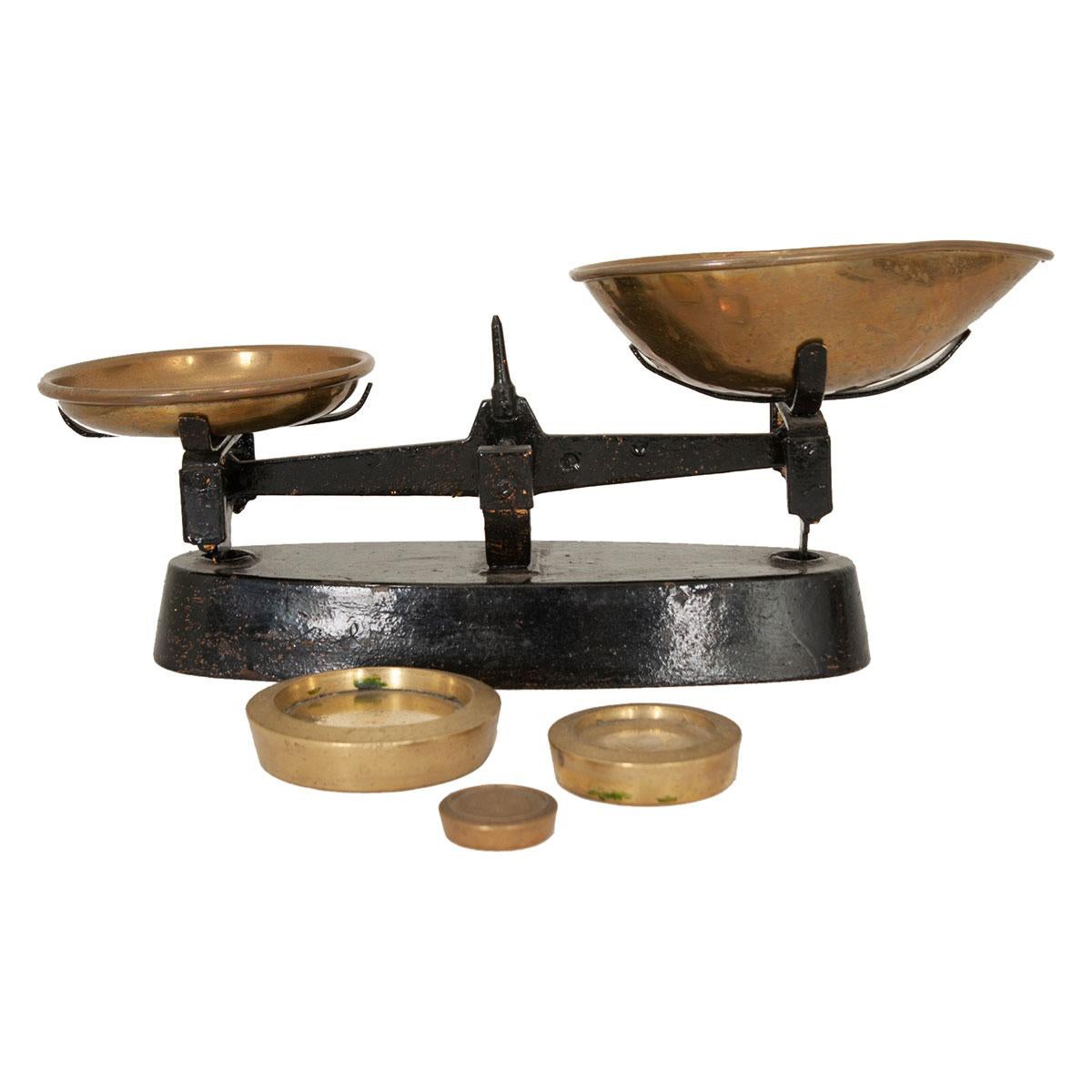 English 19th Century Scale and Weights