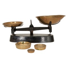 Antique English 19th Century Scale and Weights