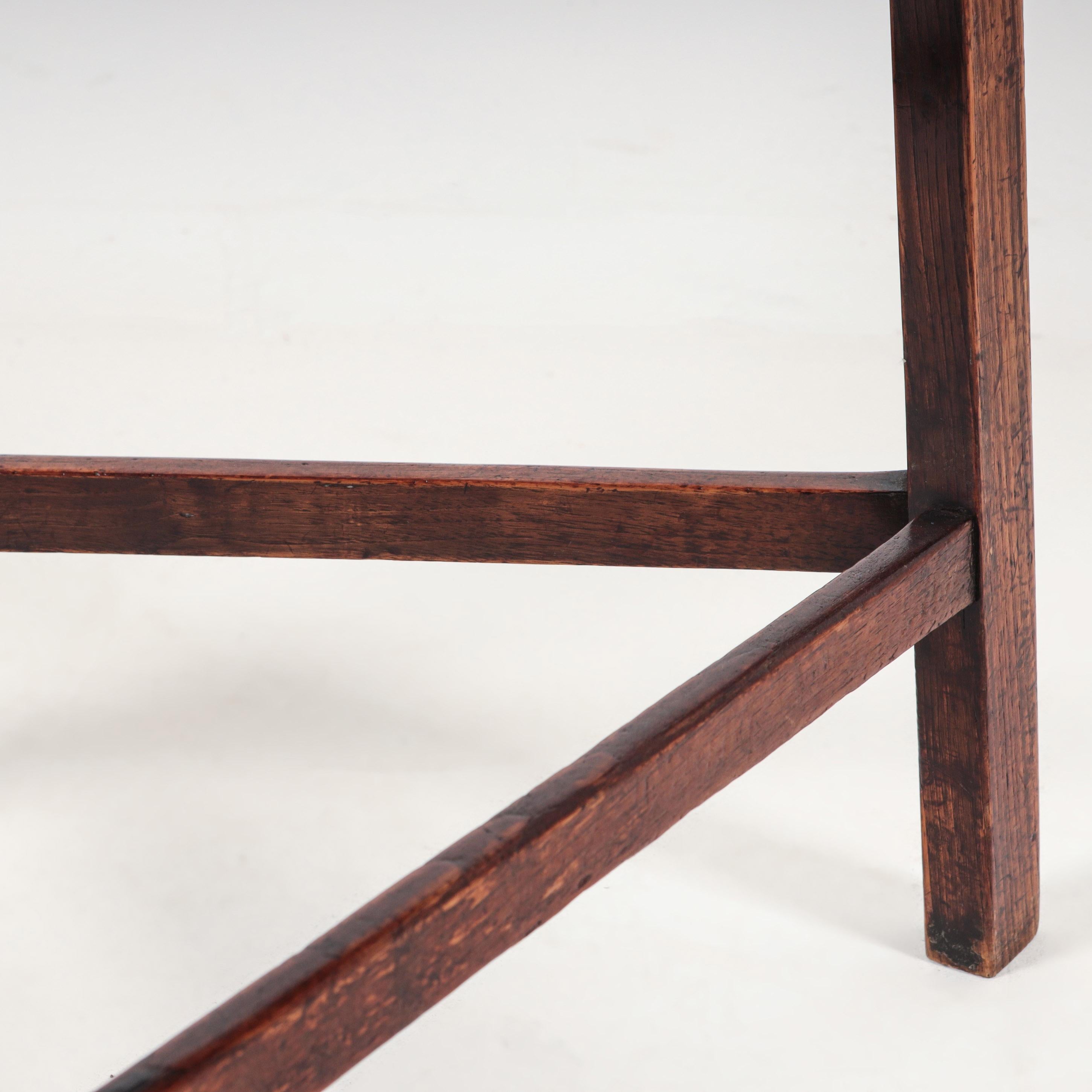 XIXe siècle Table de cricket en orme du 19e siècle (Angleterre) en vente