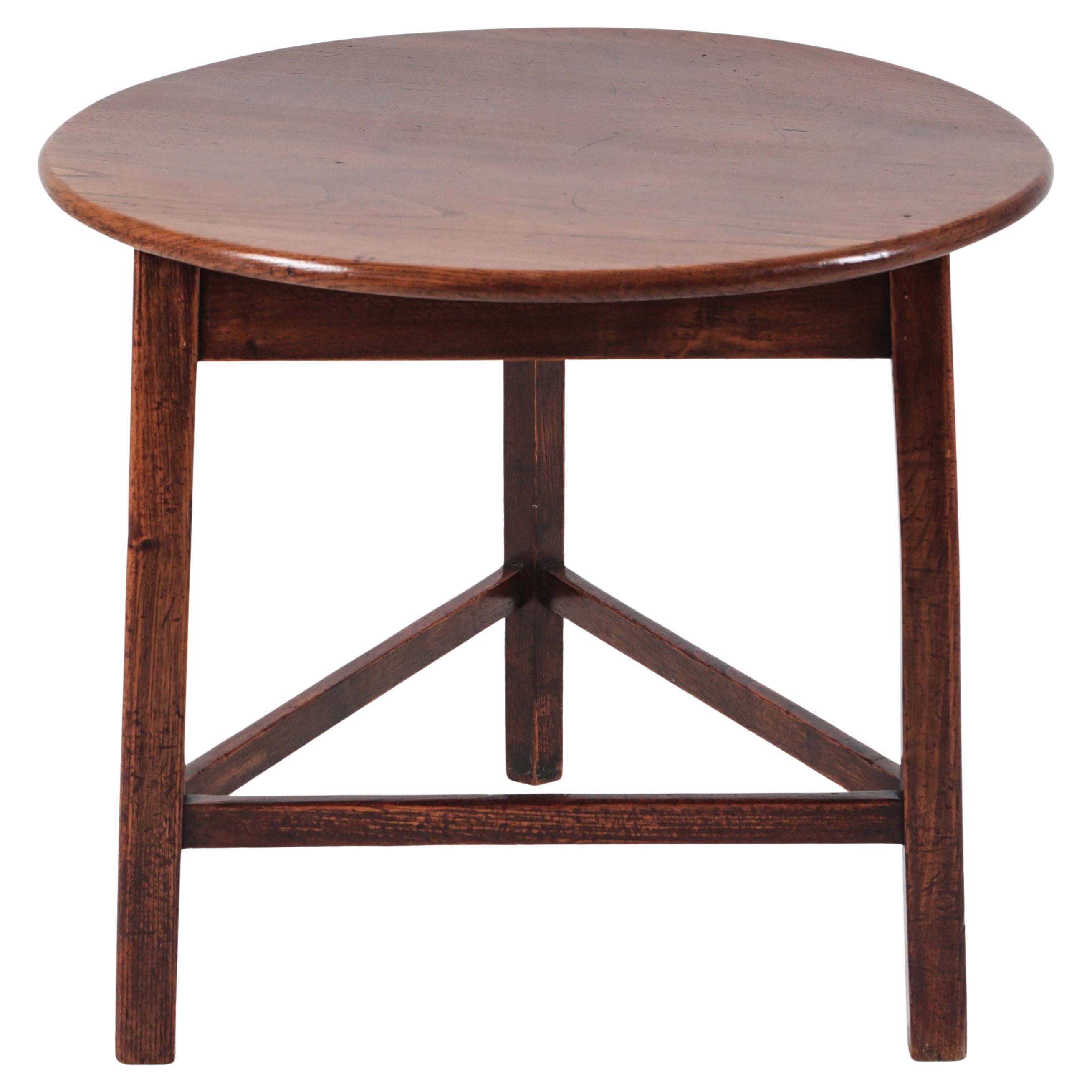 Table de cricket en orme du 19e siècle (Angleterre) en vente