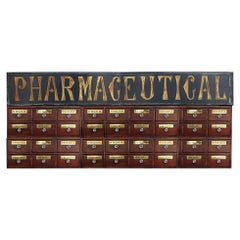 Antique English 19th Century Slate Pharmaceutical Trade Sign