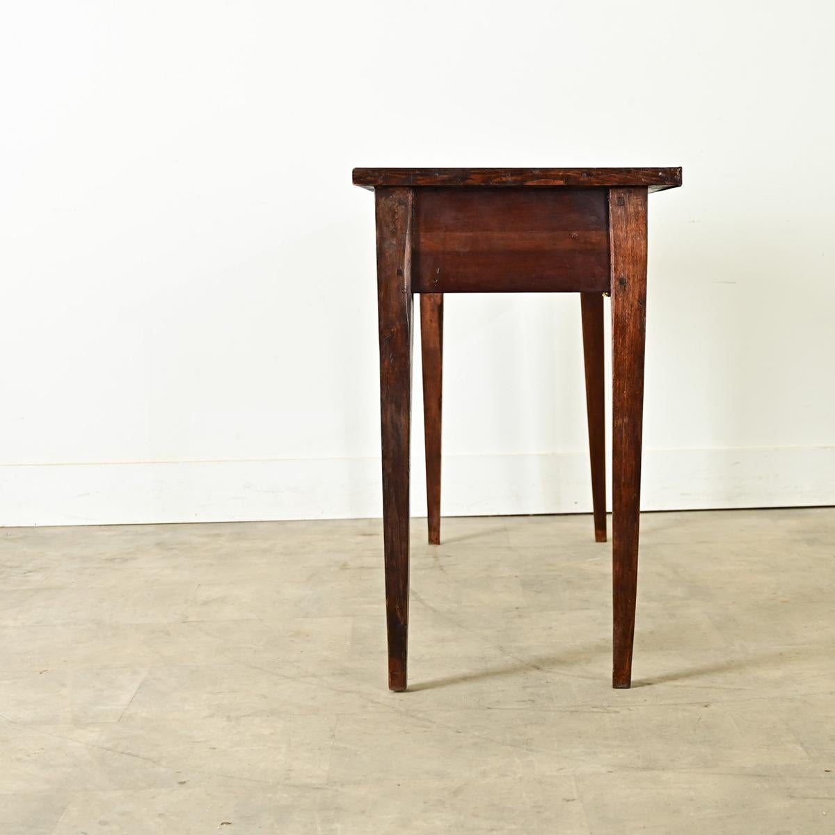 English 19th Century Solid Oak Server 6