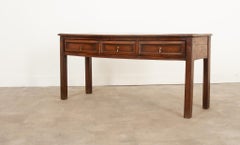 English 19th Century Solid Oak Server