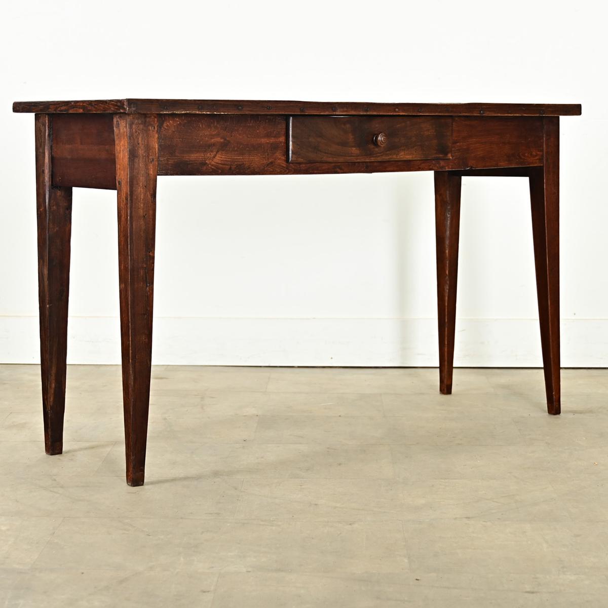 English 19th Century Solid Oak Server 3